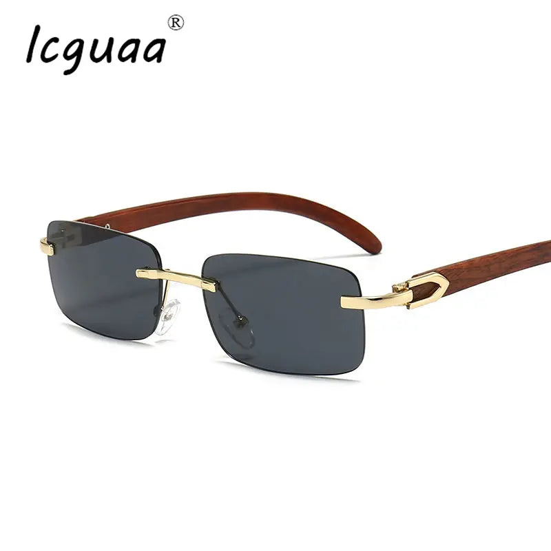 Rimless Steampunk Frameless Sunglasses - GLR SHOPPING