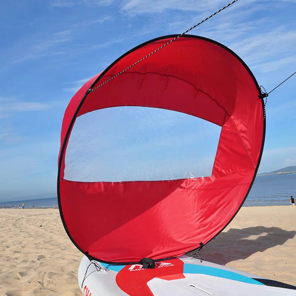 Clear window wind Sail Kayak rowing paddles Surfboard - GLR SHOPPING