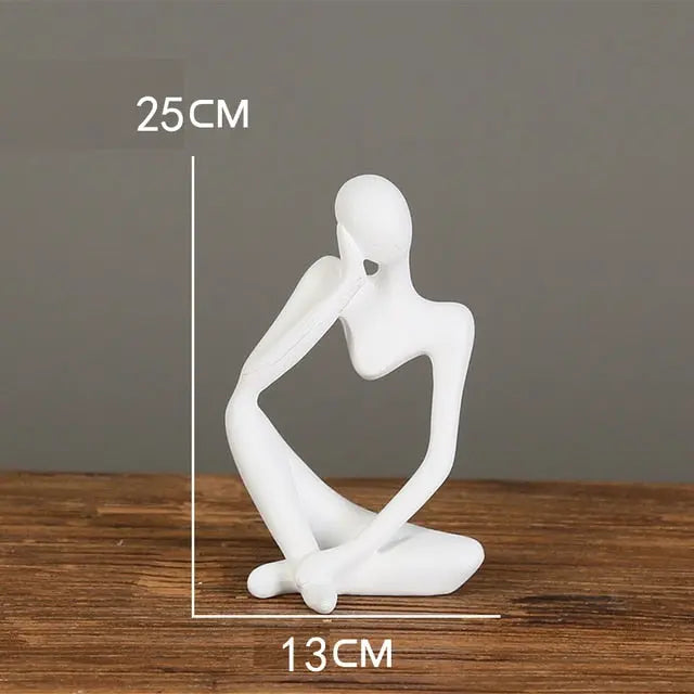 Nordic Art Thinker Statue - GLR SHOPPING