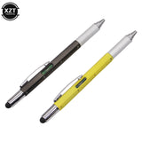 7 In1 Multifunction Ballpoint Pen With Modern Handheld Tool Measure