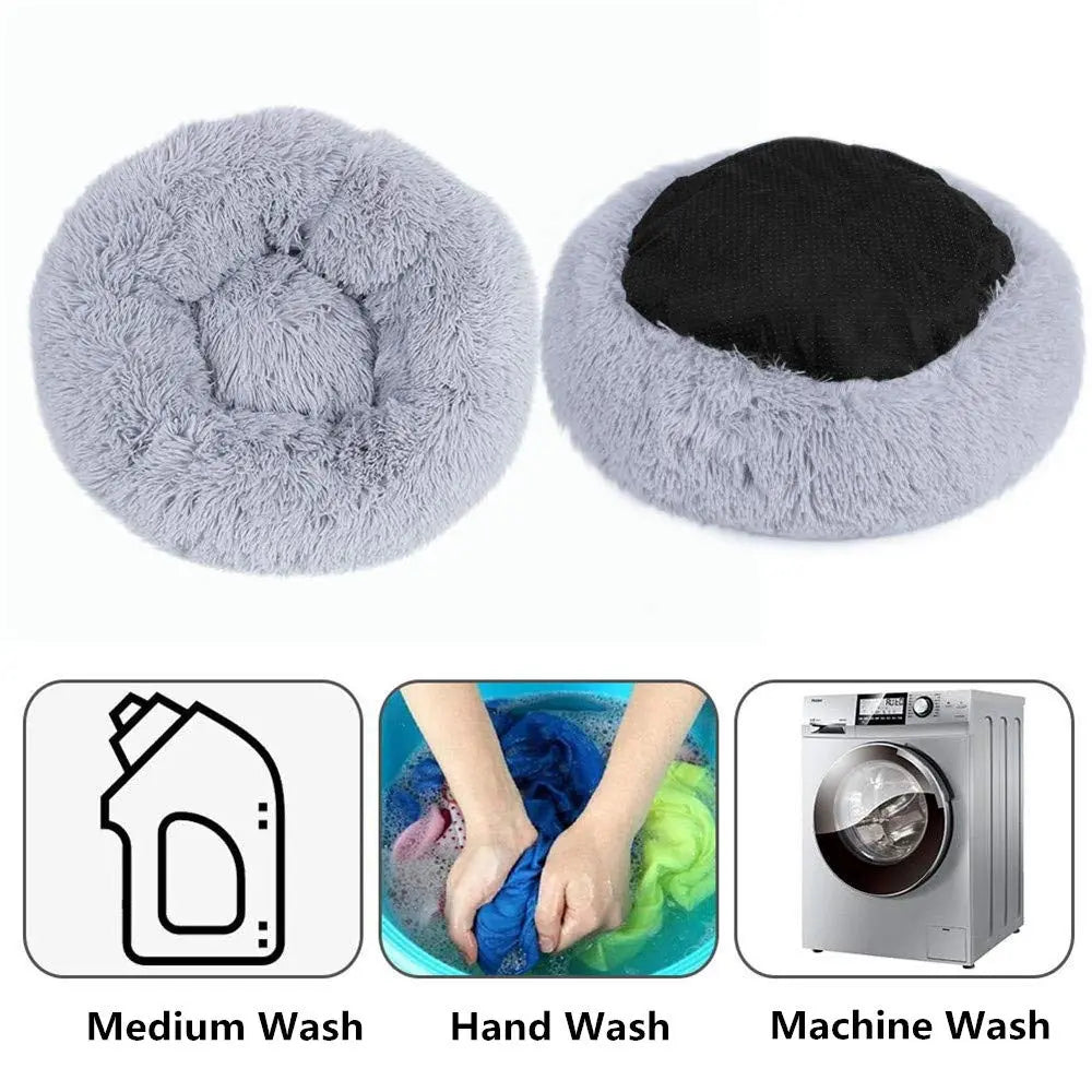Pet Dog Bed Comfortable Donut Cuddler - GLR SHOPPING
