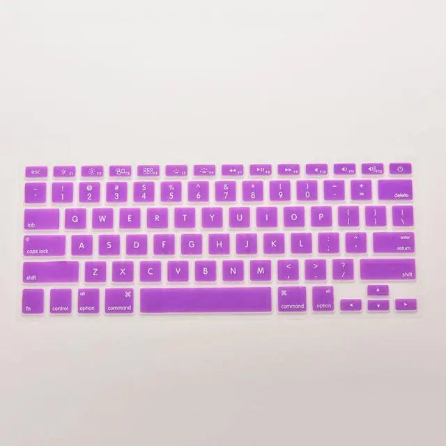 Candy Colors Silicone Keyboard Cover Sticker - GLR SHOPPING