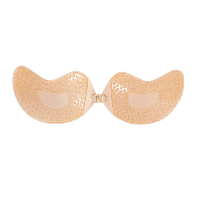 Sexy Sujetador Women&#39;s bra Invisible Push Up Bra Self-Adhesive Silicone Seamless Front Closure Sticky Backless Strapless Bra - GLR SHOPPING
