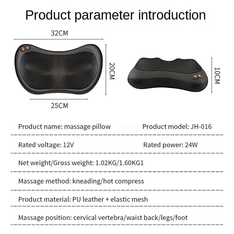 Electric Massage Pillow - GLR SHOPPING