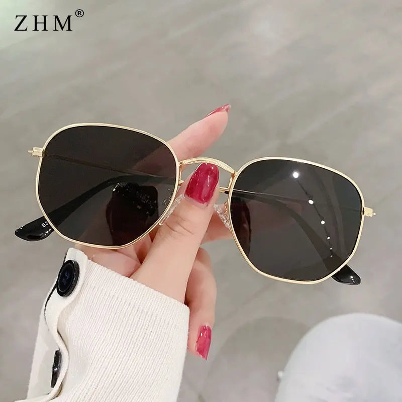 Men's Square Metal Frame Sunglasses - GLR SHOPPING