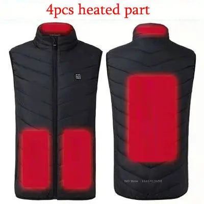 Camouflage Heating Vest - GLR SHOPPING