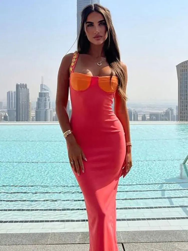 Elegant Strapless Sexy Maxi Dress - GLR SHOPPING