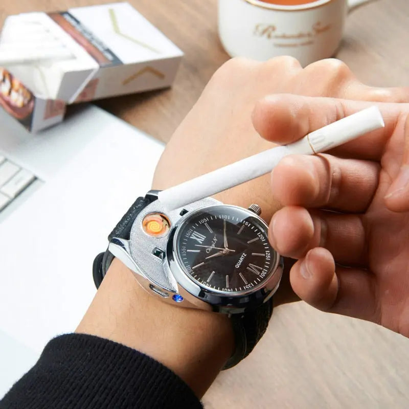 Premium Lighter Watch Rechargeable - GLR SHOPPING