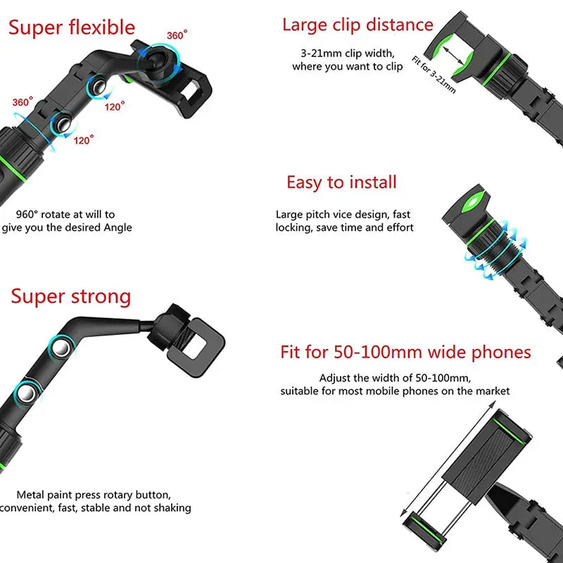 Car Phone Holder Rotatable Bracket - GLR SHOPPING