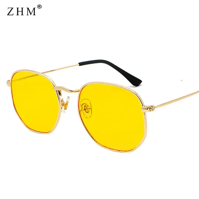Men's Square Metal Frame Sunglasses - GLR SHOPPING