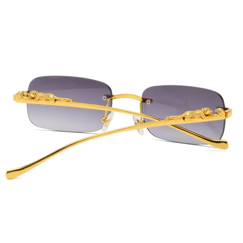 Vintage Rimless Square Sunglasses - GLR SHOPPING