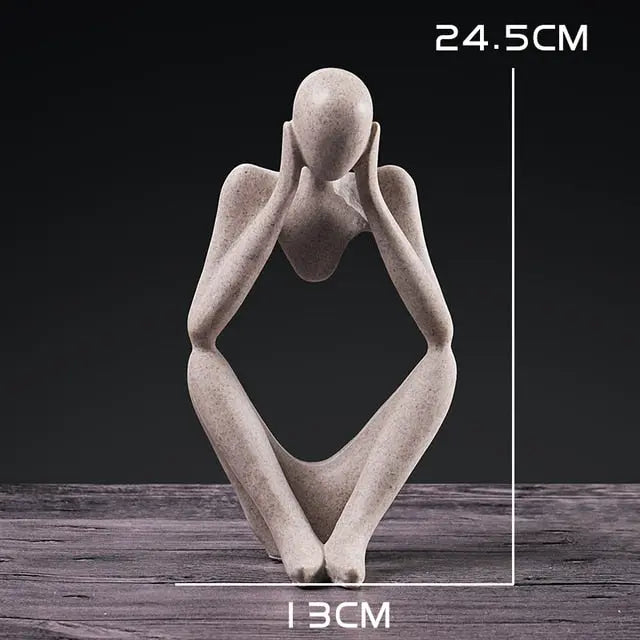 Nordic Art Thinker Statue - GLR SHOPPING
