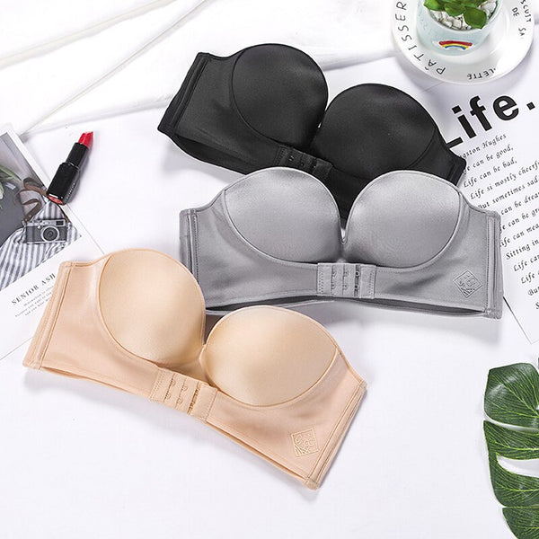 Women Strapless Push Up Bra