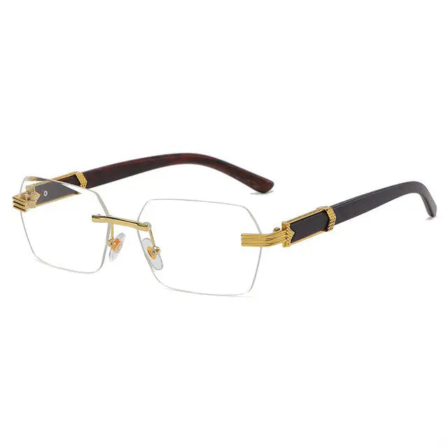 Rimless Steampunk Frameless Sunglasses - GLR SHOPPING