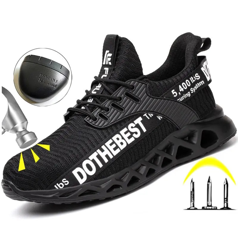 Steel Toe Lightweight Safety Sneakers - GLR SHOPPING