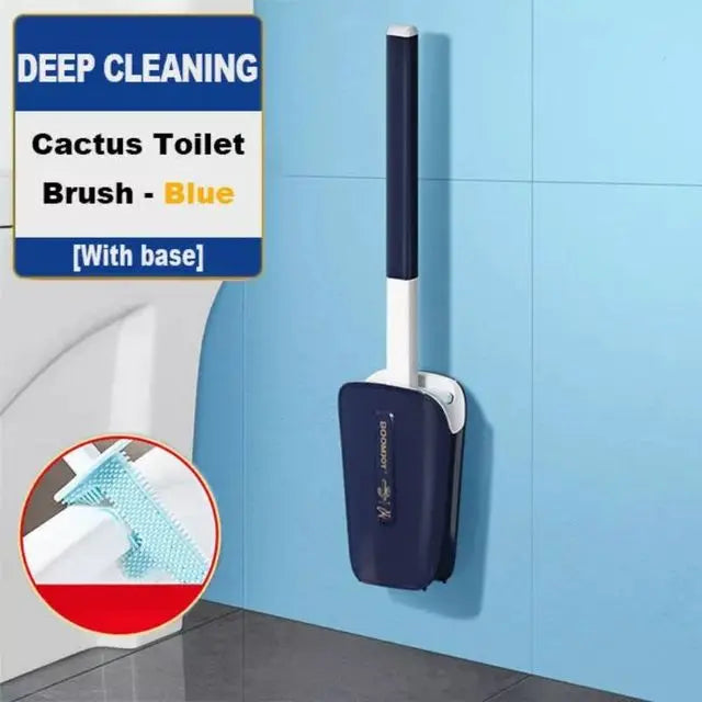 Toilet Brush with Rim Cleaner - GLR SHOPPING