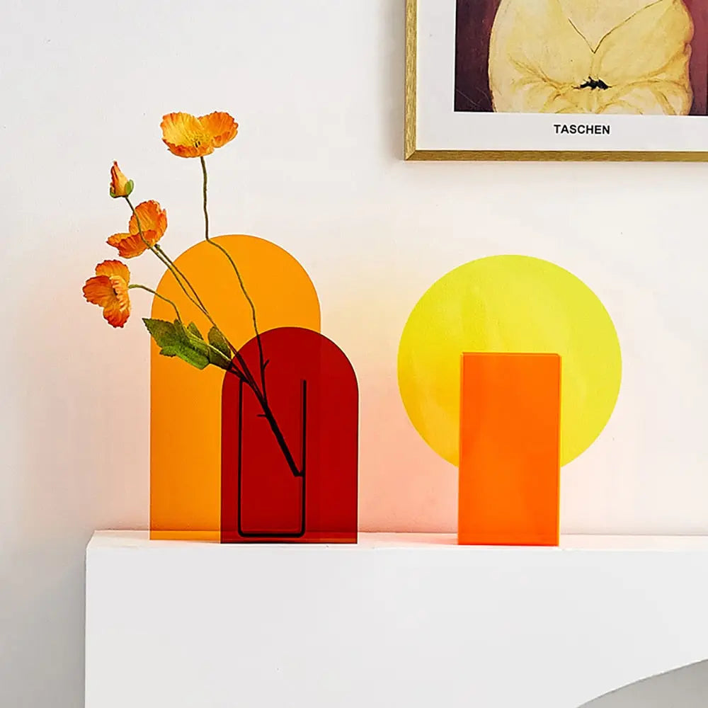 Minimalist Acrylic Vase - GLR SHOPPING