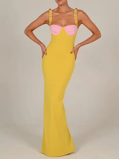 Elegant Strapless Sexy Maxi Dress - GLR SHOPPING
