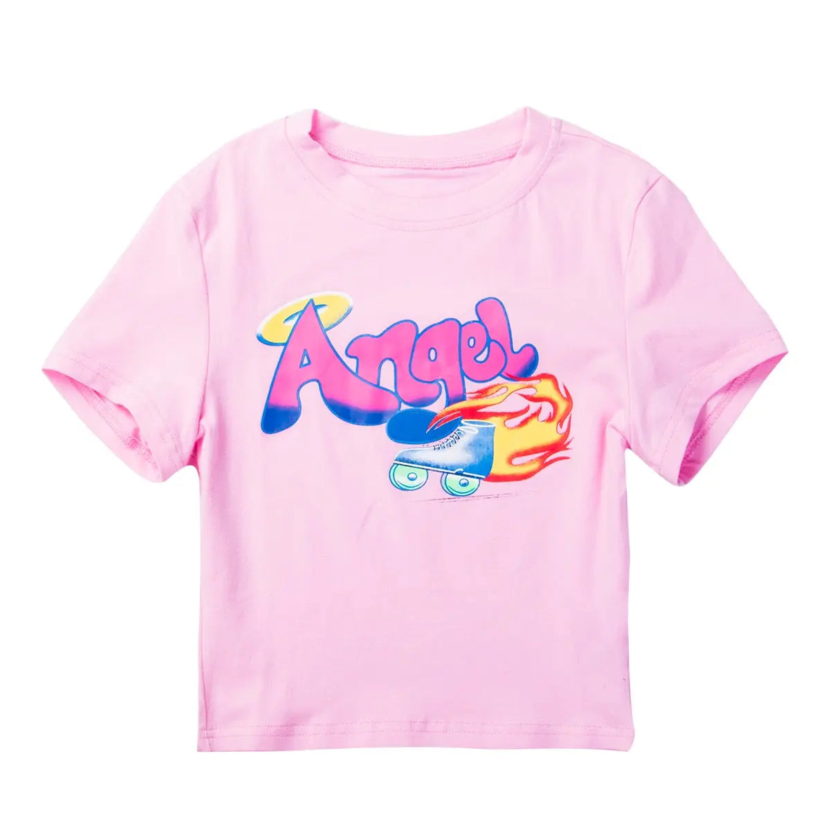 Angel Letter Printed Tees - GLR SHOPPING