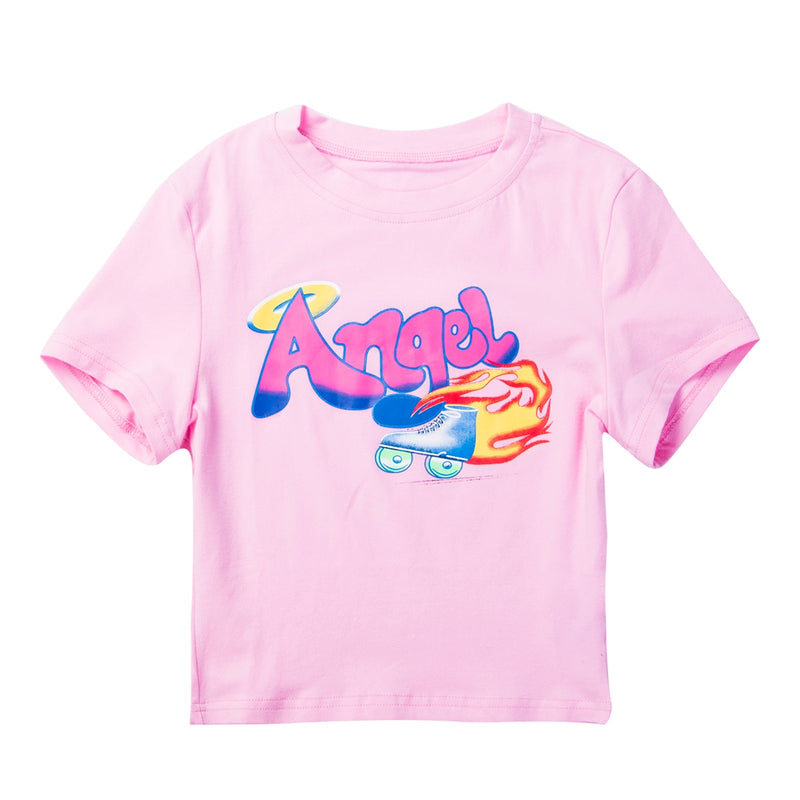 Angel Letter Printed Tees