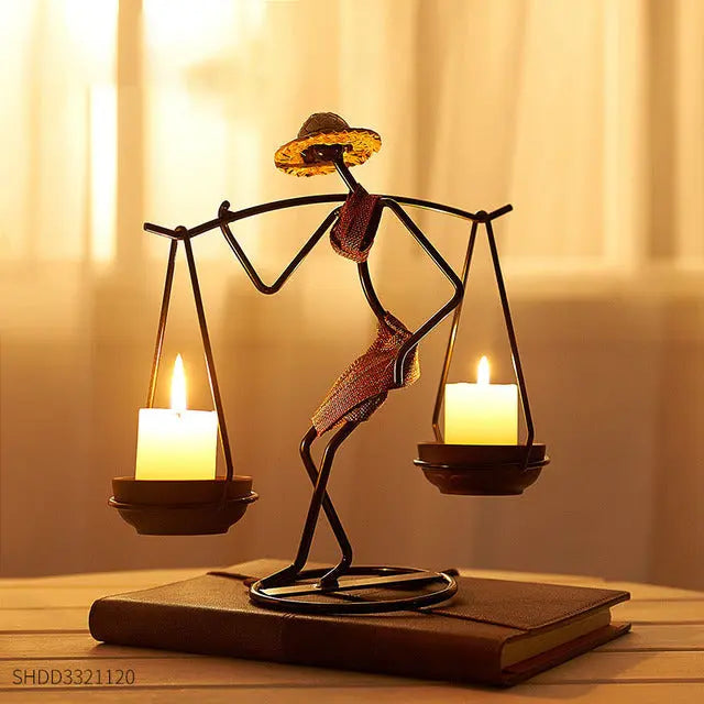 Lantern Shape Candlestick - GLR SHOPPING