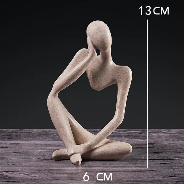 Nordic Art Thinker Statue - GLR SHOPPING