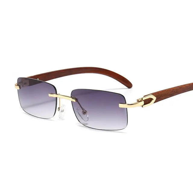 Rimless Steampunk Frameless Sunglasses - GLR SHOPPING