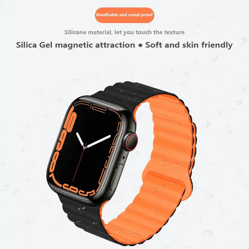 Silicone Strap Band Magnetic Bracelet - GLR SHOPPING