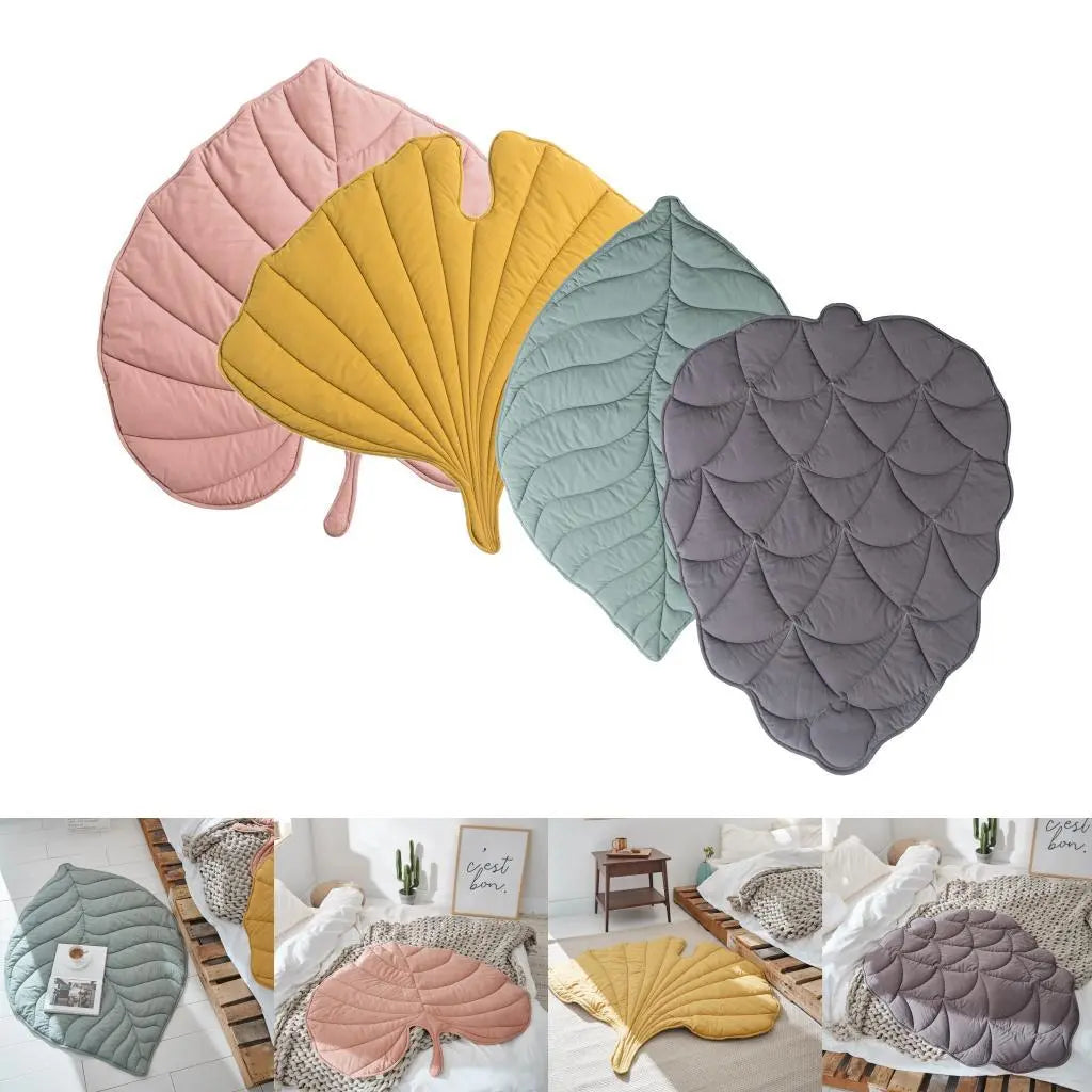 Leaf Shape Floor Kennel Pad Blanket - GLR SHOPPING