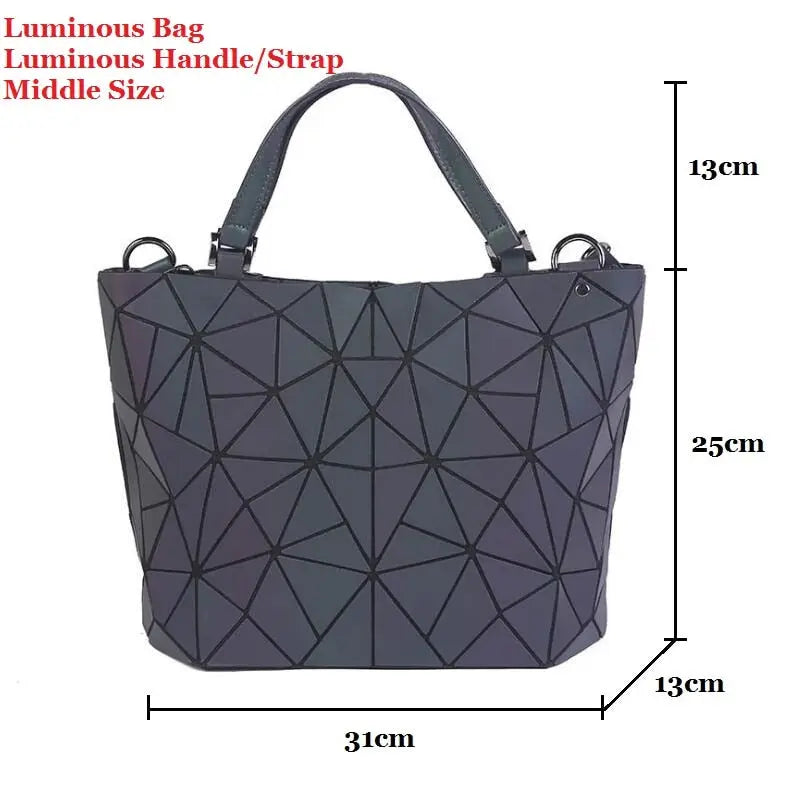 Women 's Hot Luminous Geometric Laser Bag - GLR SHOPPING