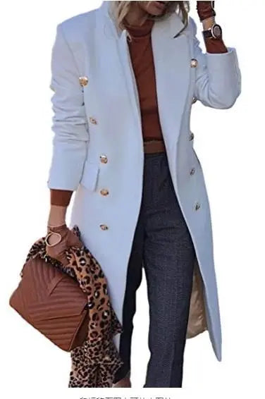 Double Breasted Long Blazers - GLR SHOPPING