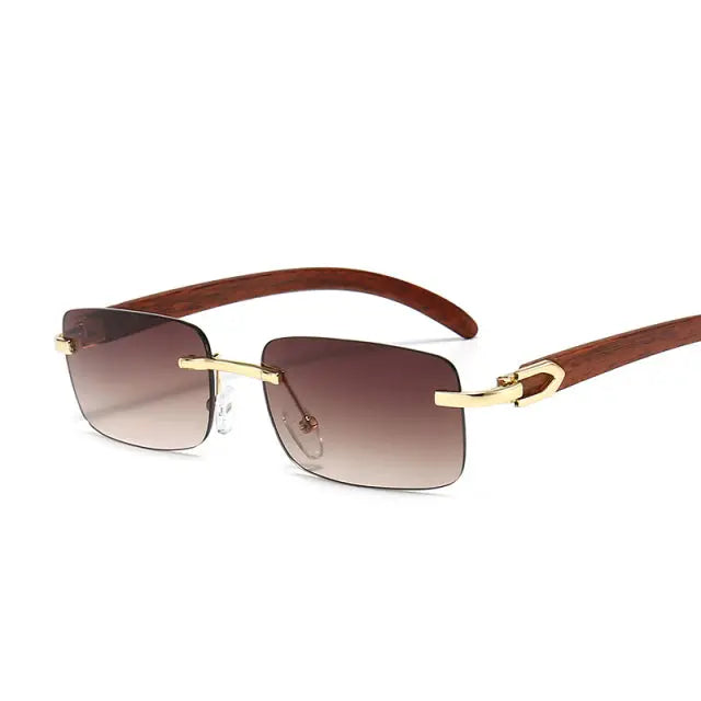 Rimless Steampunk Frameless Sunglasses - GLR SHOPPING
