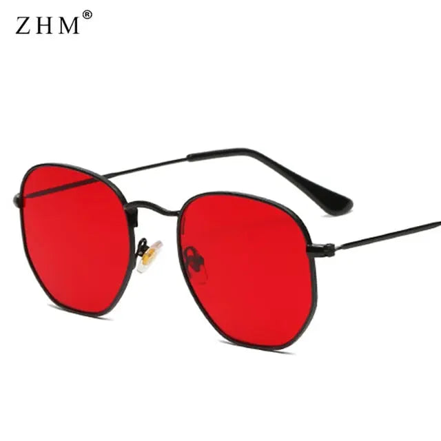 Men's Square Metal Frame Sunglasses - GLR SHOPPING