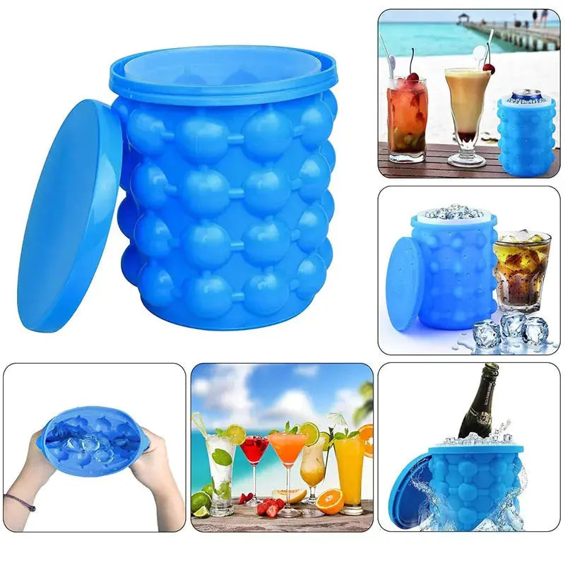 Large Silicone Wine Ice Bucket - GLR SHOPPING