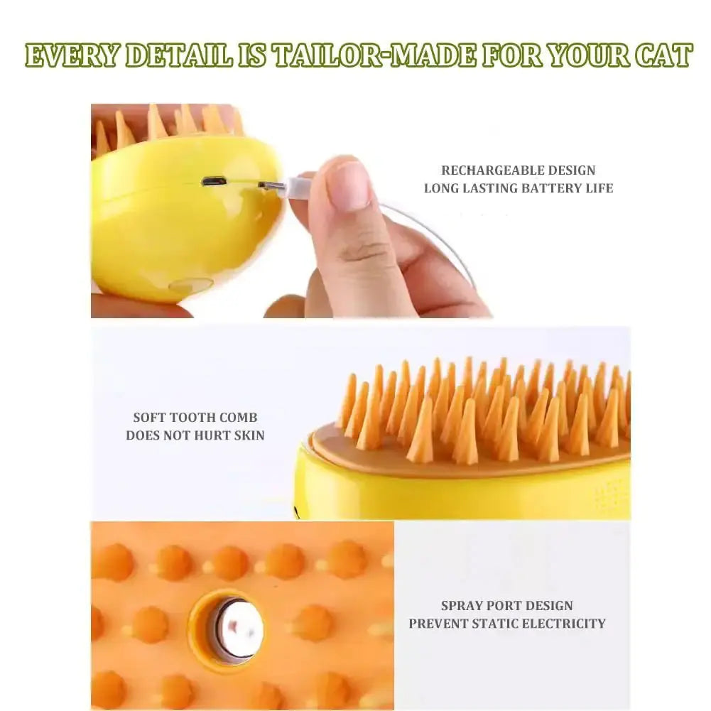 3-in-1 Pet Brush GLR SHOPPING