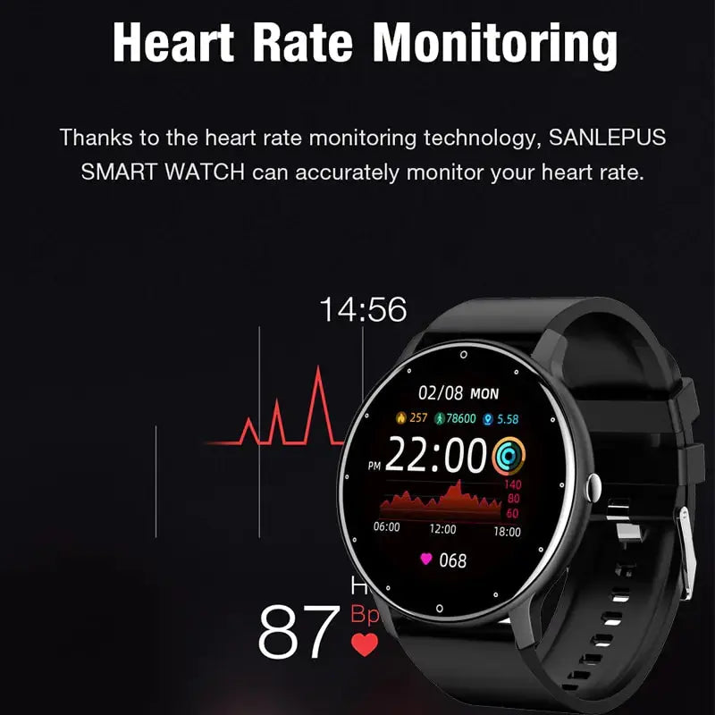 Full Touch Screen Sport Fitness Watch - GLR SHOPPING