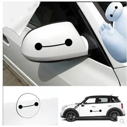 Car Interior Seat Sticker Cartoon Pattern Black Eye Sticker - GLR SHOPPING