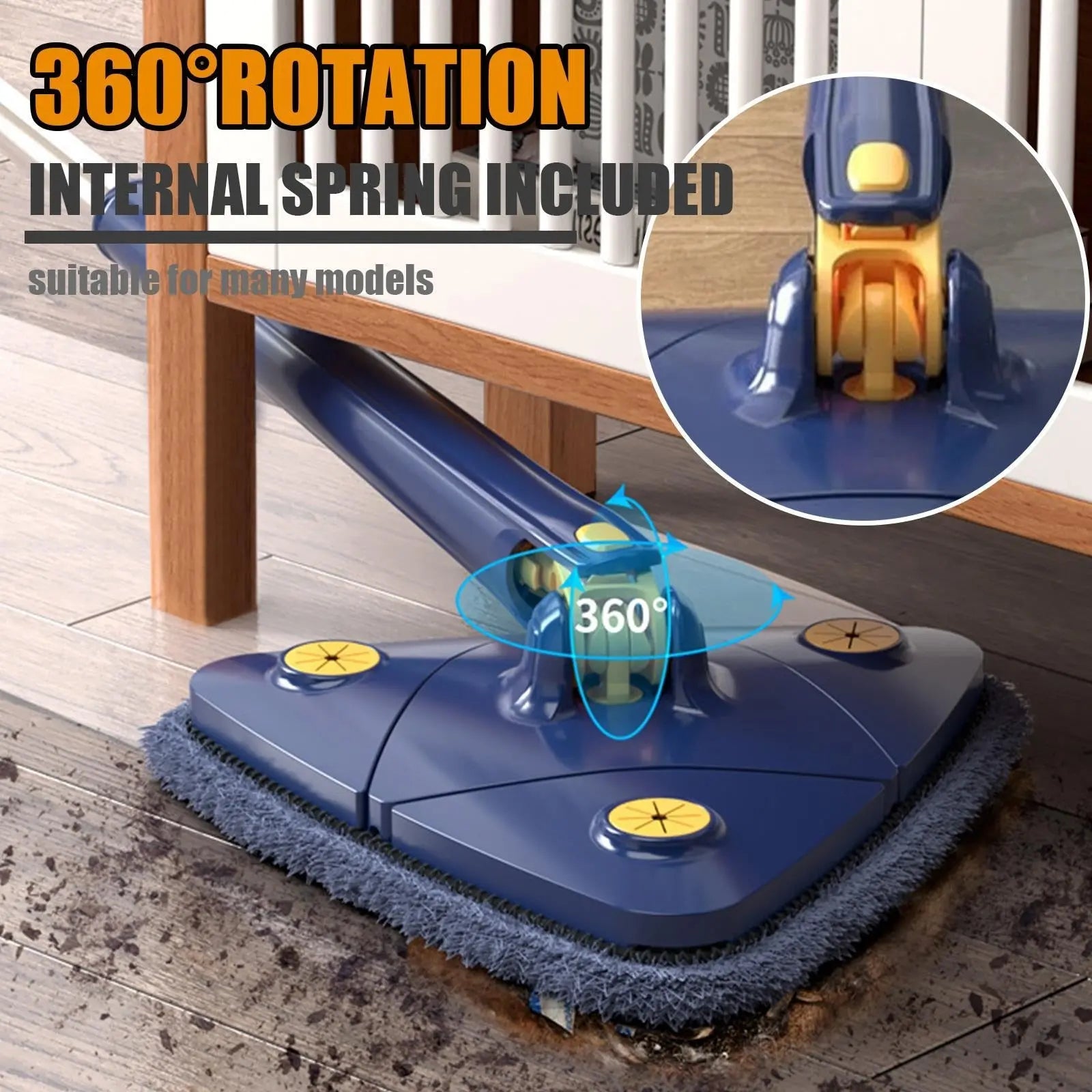 360 Rotatable Triangle Mop - GLR SHOPPING