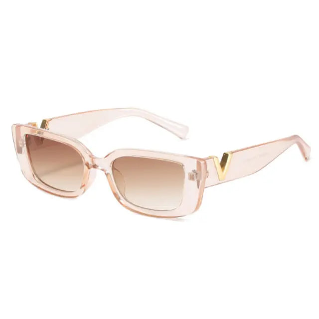 Rectangle Retro Sunglasses - GLR SHOPPING