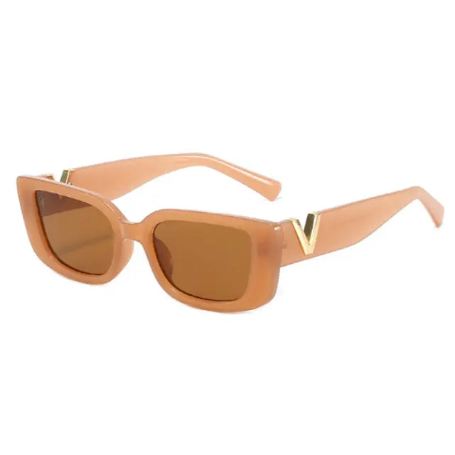 Rectangle Retro Sunglasses - GLR SHOPPING