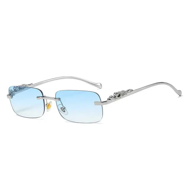 Vintage Rimless Square Sunglasses - GLR SHOPPING