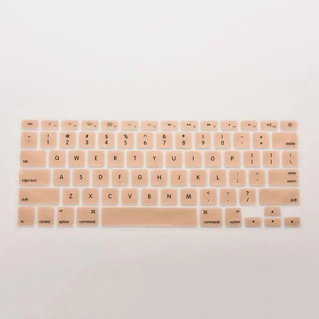 Candy Colors Silicone Keyboard Cover Sticker - GLR SHOPPING
