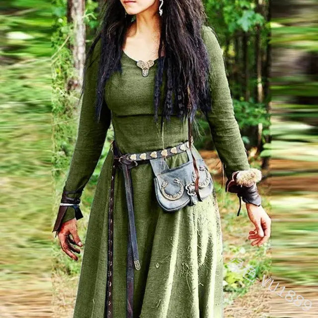 Medieval Long Sleeve Dress - GLR SHOPPING