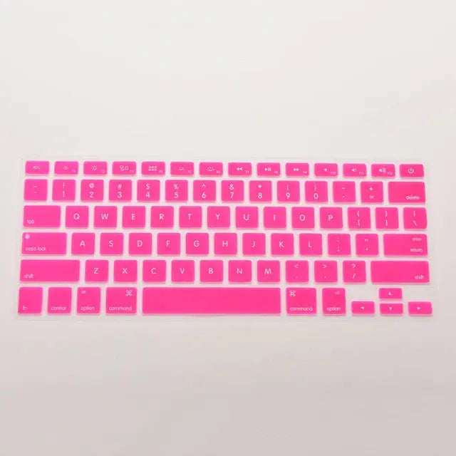 Candy Colors Silicone Keyboard Cover Sticker - GLR SHOPPING