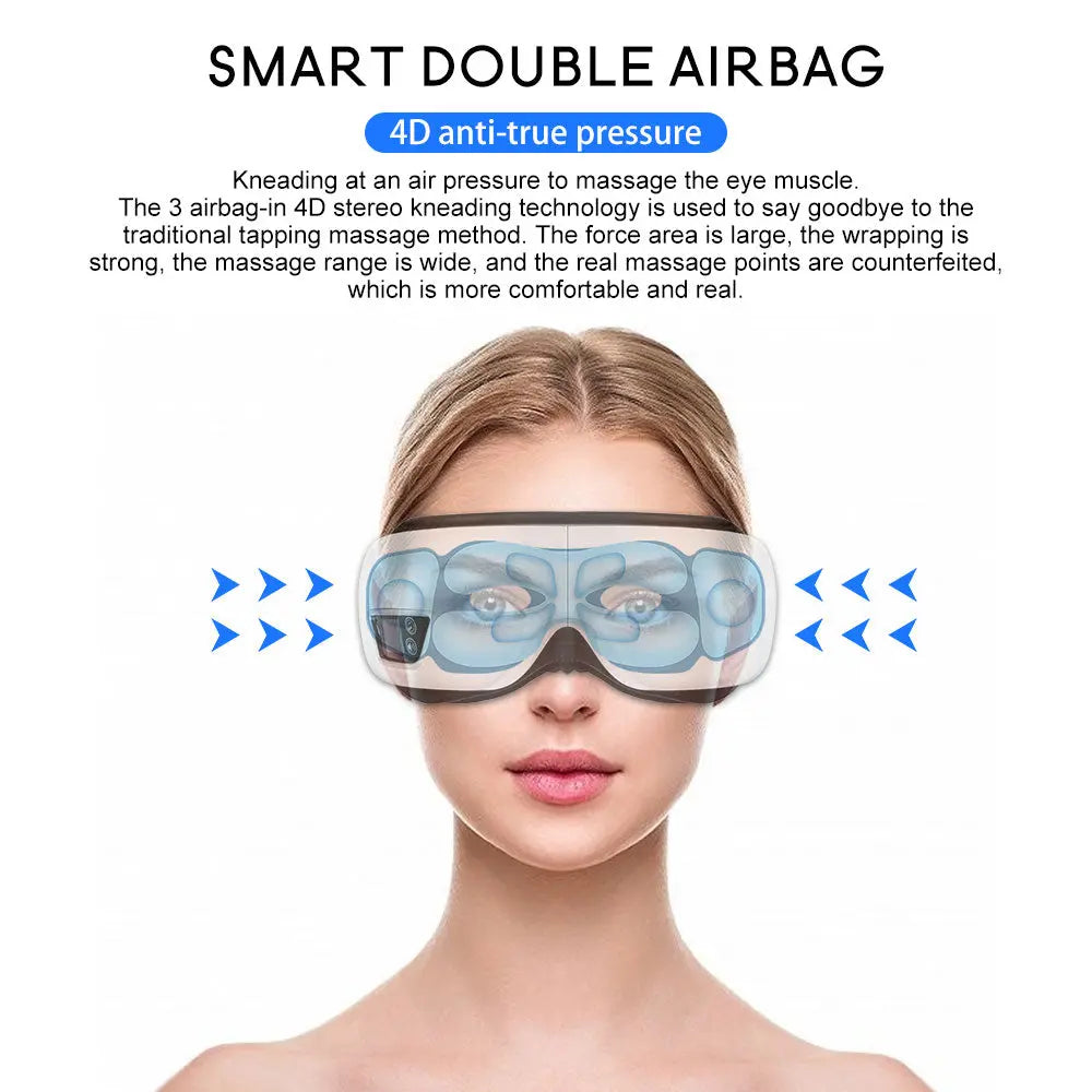 Electric Vibration Bluetooth Eye Massager - GLR SHOPPING