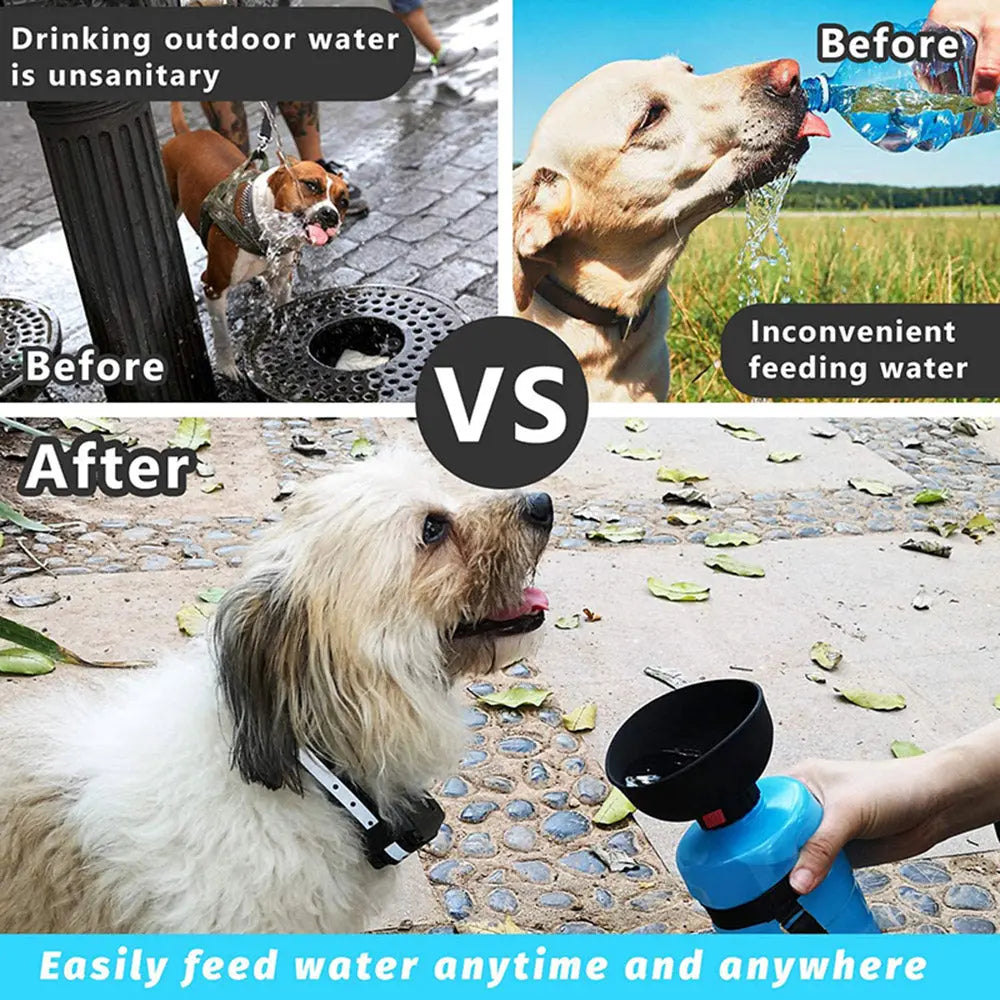 Portable BPA Free Foldable Dog Water Bottle - GLR SHOPPING
