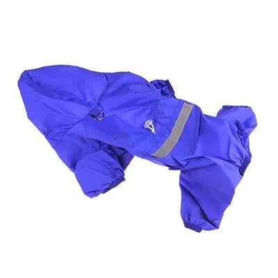 Dog Raincoat Puppy Rain Coat with Hood Reflective Waterproof Dog Clothes Soft Breathable Pet Cat Small Dog Rainwear XS - 2XL - GLR SHOPPING