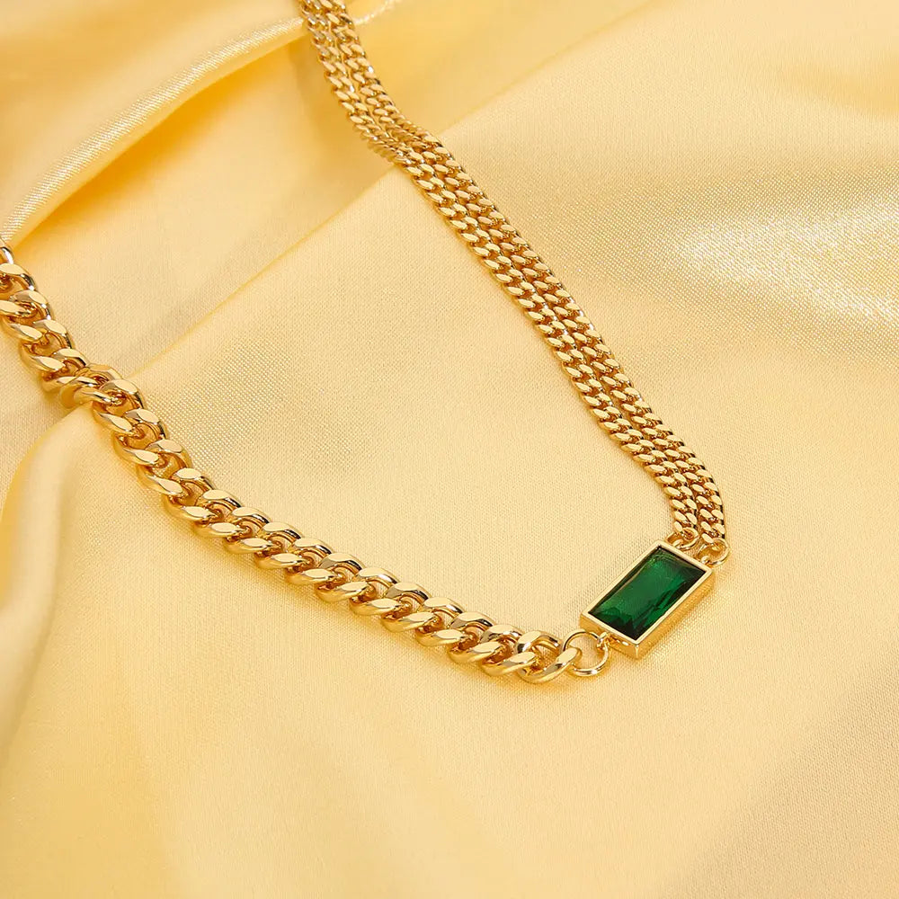 Green Stone Necklace - GLR SHOPPING