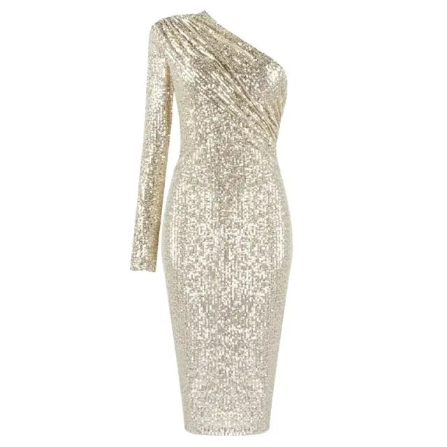 One Shoulder Dress - GLR SHOPPING