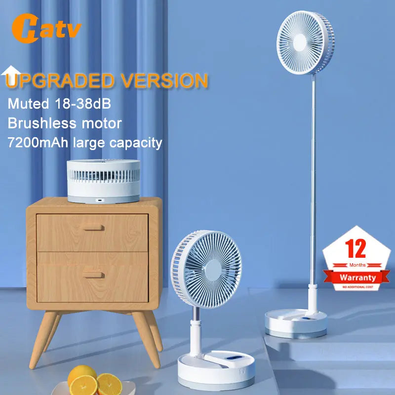 HATV Portable Fan USB Rechargeable - GLR SHOPPING
